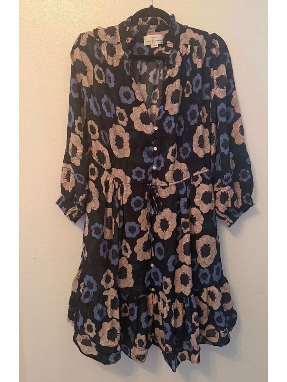 Trovata Birds of Paradis Large Floral Dress
